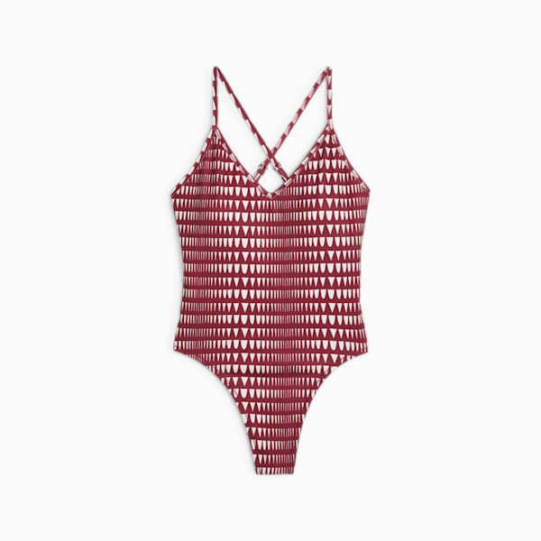 PUMA x lemlem Women's Leotard, Team Regal Red, extralarge