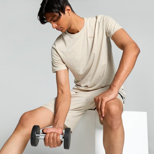 Train Vertical Men's Training T-shirt, Putty, extralarge-IND