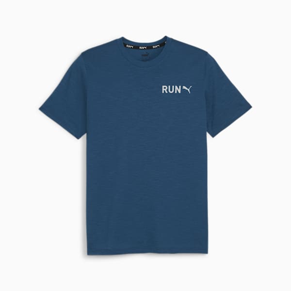 RUN VERTICAL Men's Running T-shirt, Ocean Tropic, extralarge-IDN