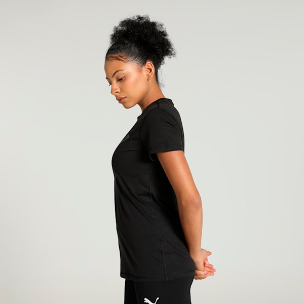 Psychedelic Women's Training T-shirt, PUMA Black-Q3 Graphic, extralarge-IND