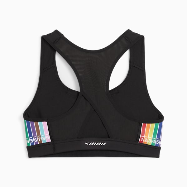 PRIDE 4KEEPS Women's Padded Running Bra, PUMA Black, extralarge-IND