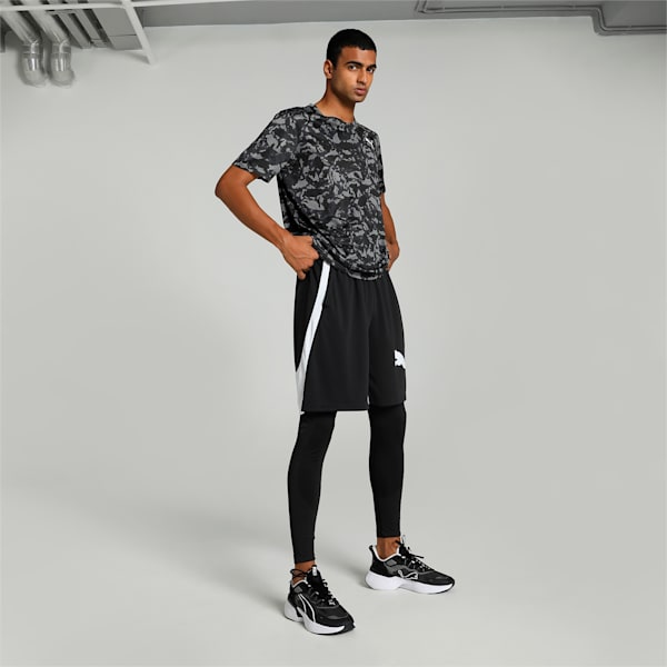 Train Fav Men's Printed Training T-shirt, PUMA Black-Q1 print, extralarge-IND