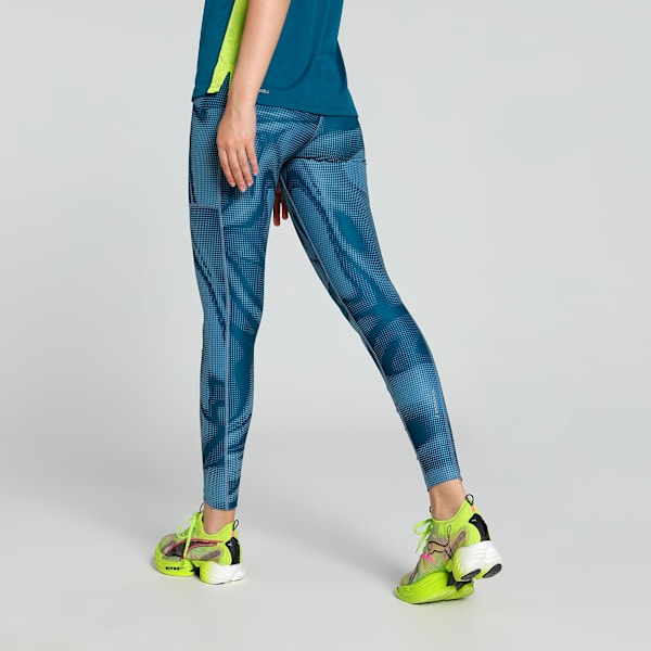 RUN FAV VELOCITY Women's Running Tights, Ocean Tropic-print, extralarge-IND