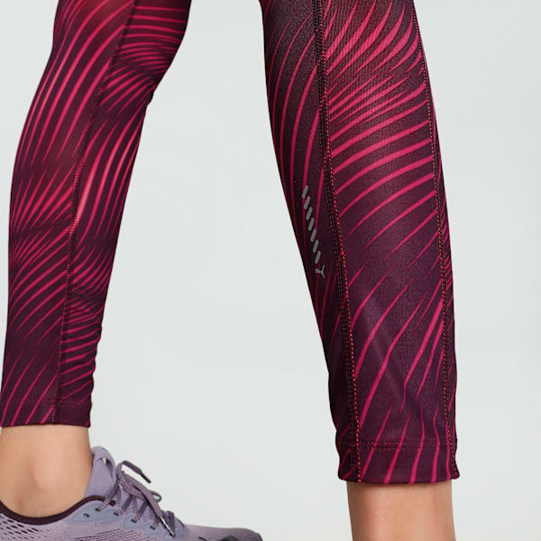 RUN FAV VELOCITY Women's Running Tights, Midnight Plum, extralarge-IND