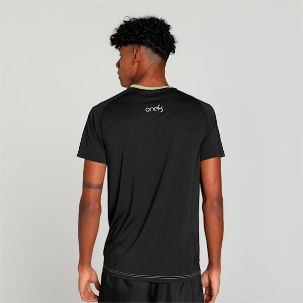 PUMA x one8 Men's Active Training Slim Fit T-shirt, Kiwi Green-PUMA Black, extralarge-IND
