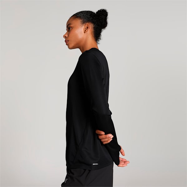 Run Favorite Long Sleeve Women's T-shirt, PUMA Black, extralarge-IND