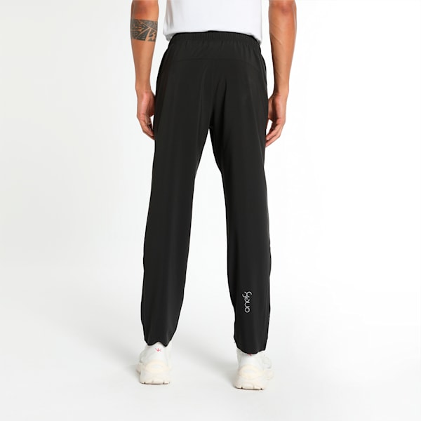 PUMA x one8 Men's Slim Fit Woven Training Pants, PUMA Black, extralarge-IND