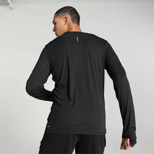 RUN FAVORITE Long Sleeve Men's T-shirt, PUMA Black, extralarge-IND