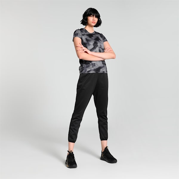 RUN FAVORITE Women's Printed Tee, PUMA Black, extralarge-IND