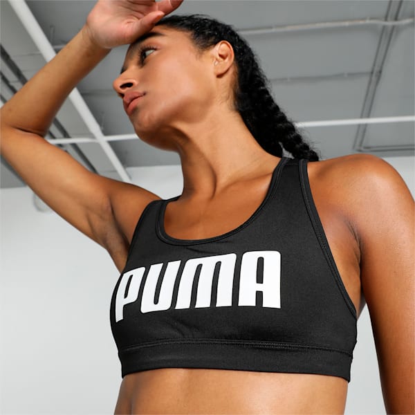 4 KEEPS Women's Training Bra, Puma Black-White PUMA, extralarge-IND
