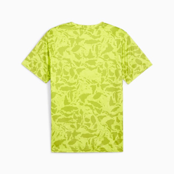 メンズ トレーニング トレイン フェイバリット AOP 半袖 Tシャツ, Lime Pow-Q1 print, extralarge-JPN