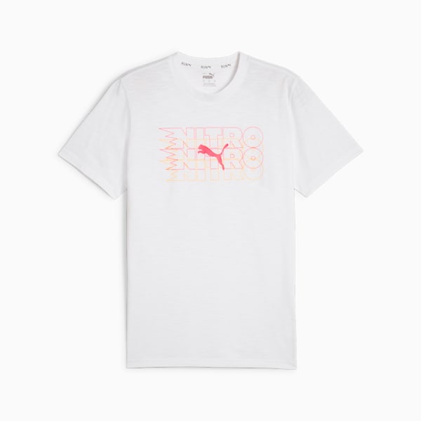 メンズ トレーニング グラフィック ニトロ 半袖 Tシャツ, PUMA White, extralarge-JPN