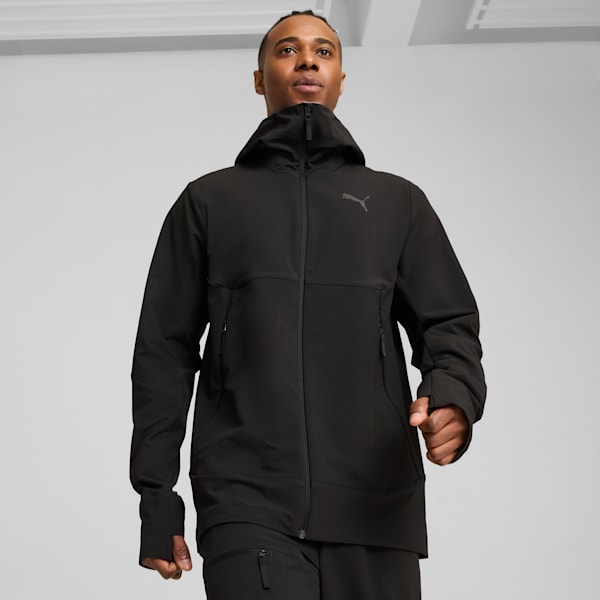 SEASONS Men's Softshell Jacket, PUMA Black, extralarge