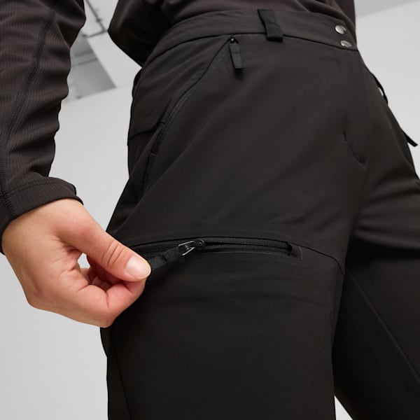 Pants SEASONS Softshell para mujer, PUMA Black, extralarge