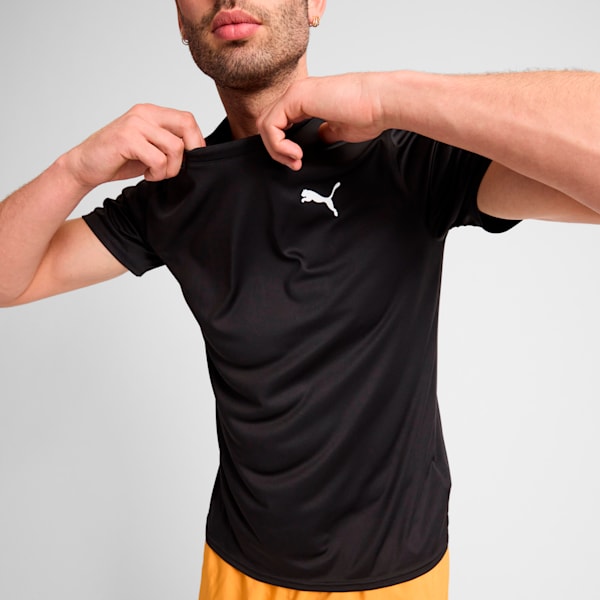 PUMA FIT Men's Graphic Tee, PUMA Black, extralarge