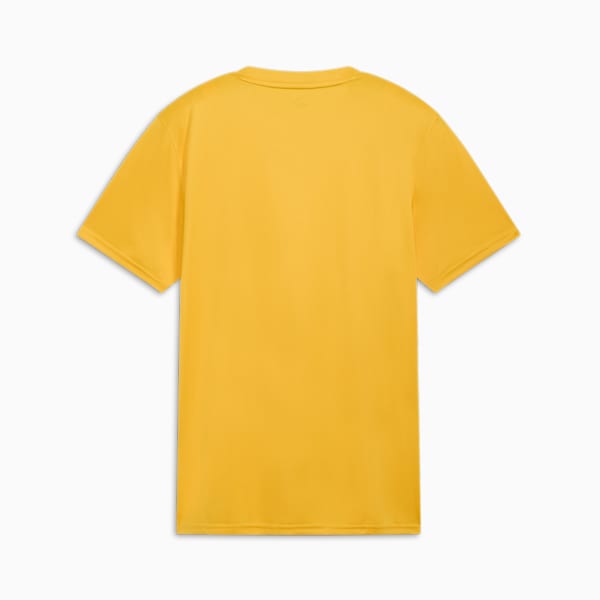 PUMA FIT Men's Graphic Tee, Yellow Sizzle, extralarge