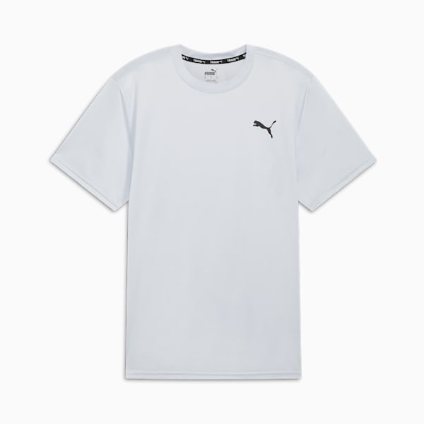 PUMA FIT Men's Graphic Tee, Silver Mist, extralarge