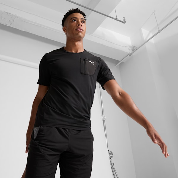 Poly Cargo Men's Tee, PUMA Black, extralarge
