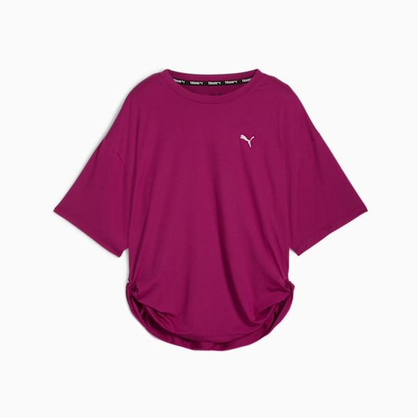 STUDIO Women's Twist Tee, Magenta Gleam, extralarge