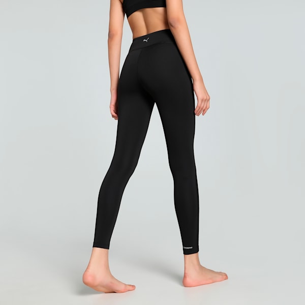 CLOUDSPUN Women's Rib High Waist Training Tights, PUMA Black, extralarge-IND