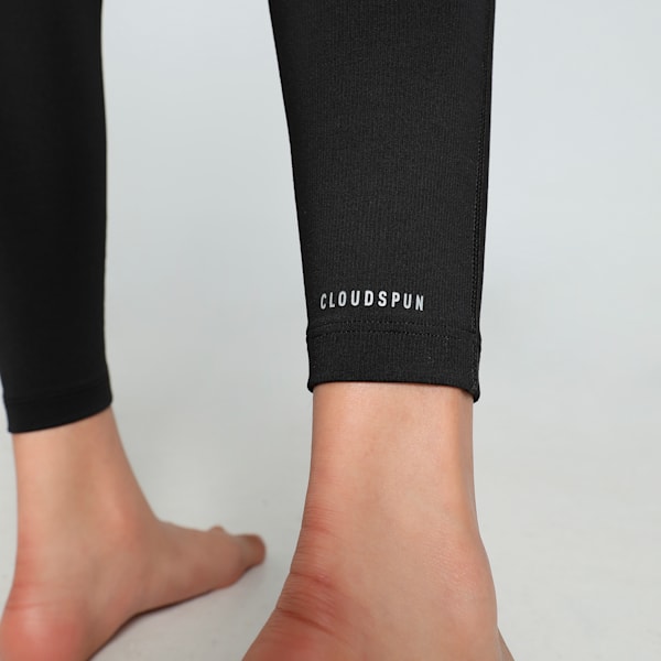 CLOUDSPUN Women's Rib High Waist Training Tights, PUMA Black, extralarge-IND