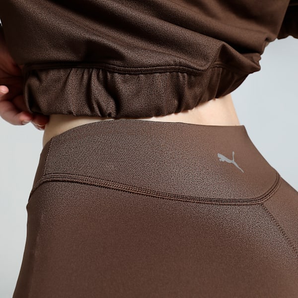 ULTRABARE Women's High-Waist 7/8 Training Tights, Espresso Brown, extralarge-IND