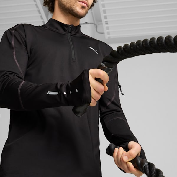 Puma essentials quarter zip top mens hotsell