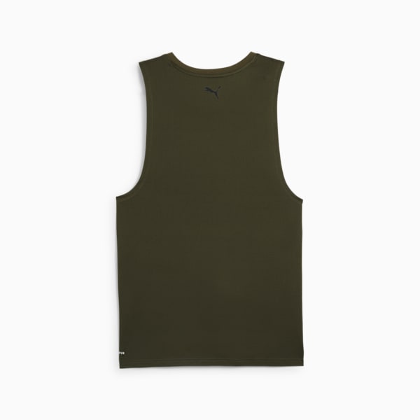 PUMA FIT CLOUDSPUN Men's Tank, Dark Olive, extralarge