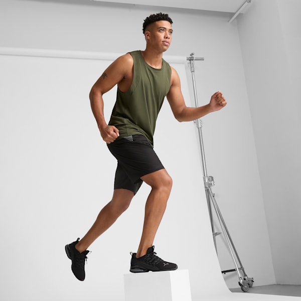 PUMA FIT CLOUDSPUN Men's Tank, Dark Olive, extralarge