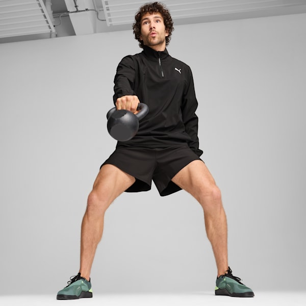 Chamarra tejida PUMA FIT Trend para hombre, PUMA Black, extralarge