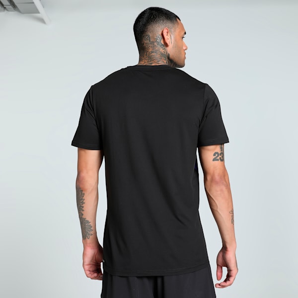 CLOUDSPUN Soft Men's Training Tee, PUMA Black-Lapis Lazuli, extralarge-IND