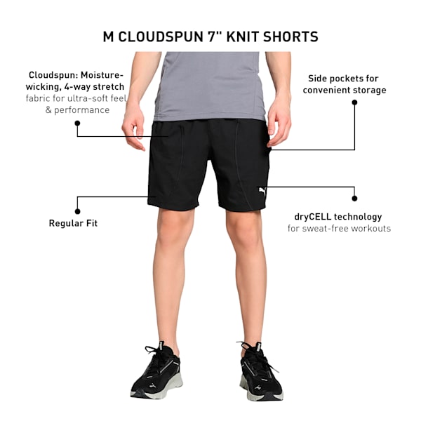 CLOUDSPUN Men s Training Knit 7 Shorts