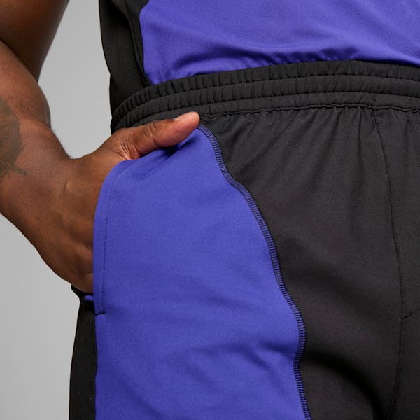 Puma Cloudspun Men s 7 Knit Shorts Black Lapis Lazuli L