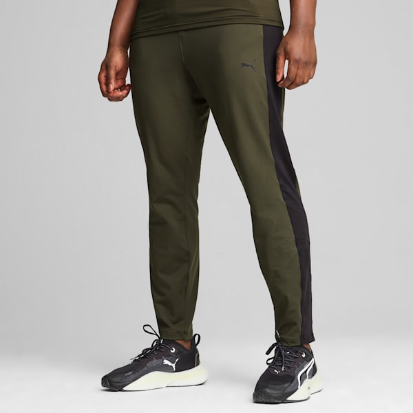 Pants CLOUDSPUN para hombre, Dark Olive-PUMA Black, extralarge