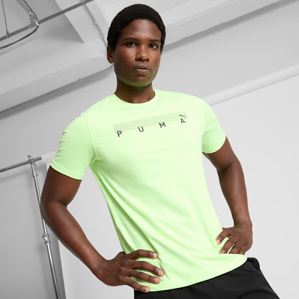 PUMA FIT CLOUDSPUN Men's Tee, Fizzy Apple, extralarge