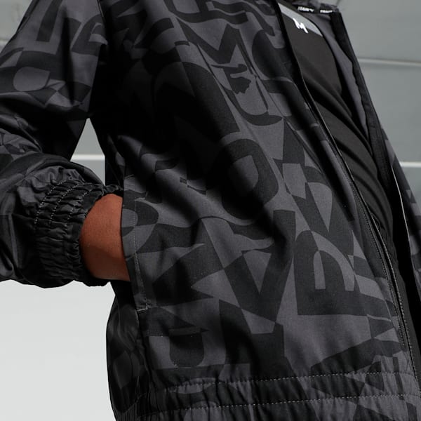 FIT All-Over Print Men's Training Jacket, PUMA Black, extralarge-IND