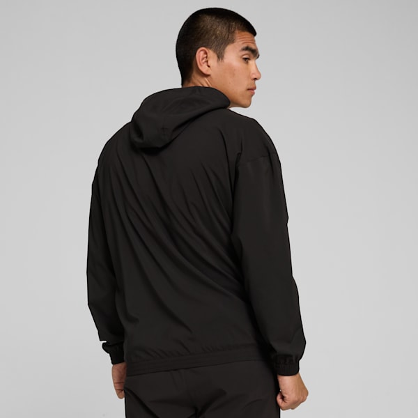 PUMA FIT Woven Full-Zip Jacket Men, PUMA Black, extralarge