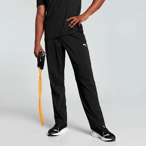 Men's Training Woven Tapered Pants, PUMA Black, extralarge-IND