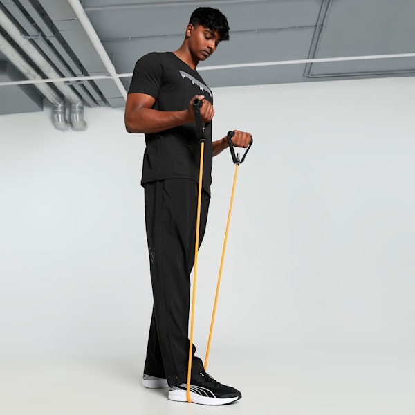Men's Training Woven Tapered Pants, PUMA Black, extralarge-IND