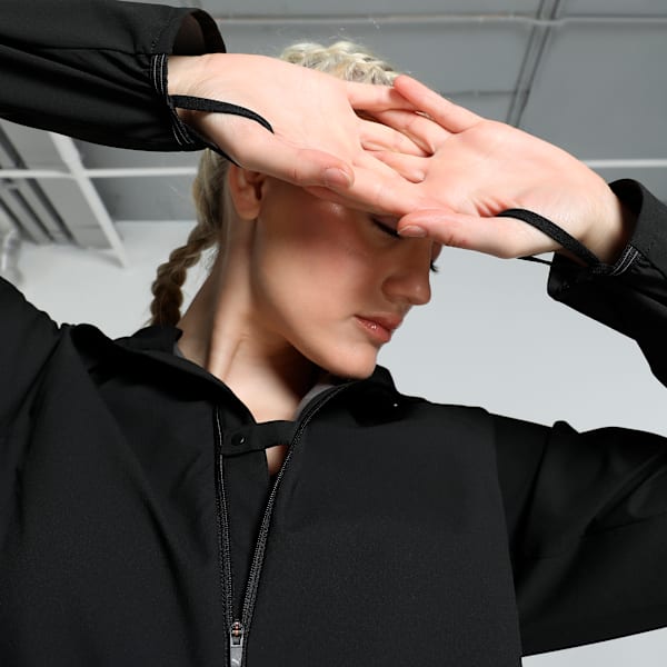 RUN Women's Running Rain Jacket, PUMA Black, extralarge-IND