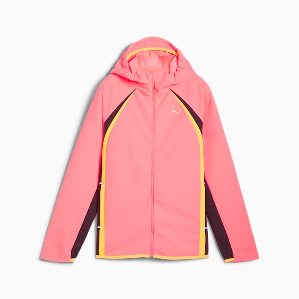 PUMA RUN Women's Rain Jacket, Sunset Glow, extralarge