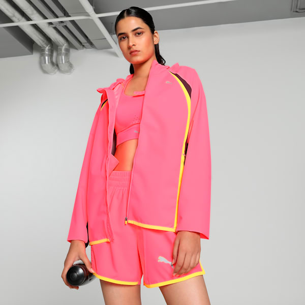RUN Women's Running Rain Jacket, Sunset Glow, extralarge-IND
