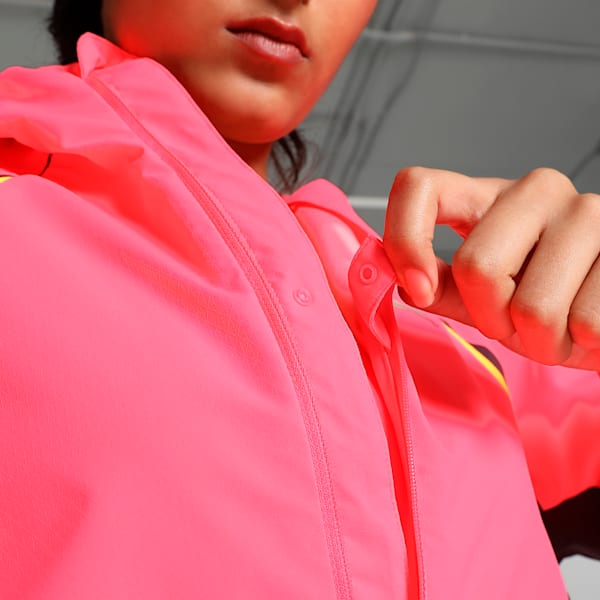 RUN Women's Running Rain Jacket, Sunset Glow, extralarge-IND