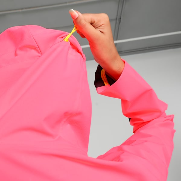 RUN Women's Running Rain Jacket, Sunset Glow, extralarge-IND