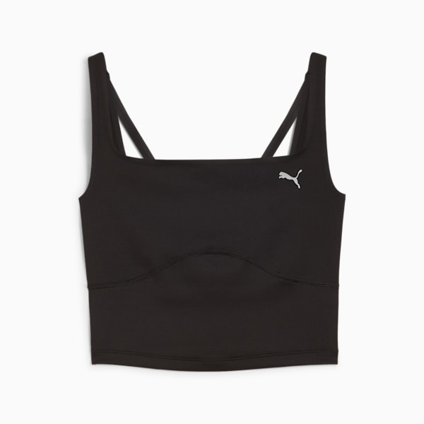 STUDIO CLOUDSPUN Women's Rib Tank, PUMA Black, extralarge