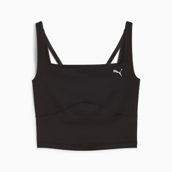Top deportivo en rib para mujer STUDIO CLOUDSPUN, PUMA Black, extralarge