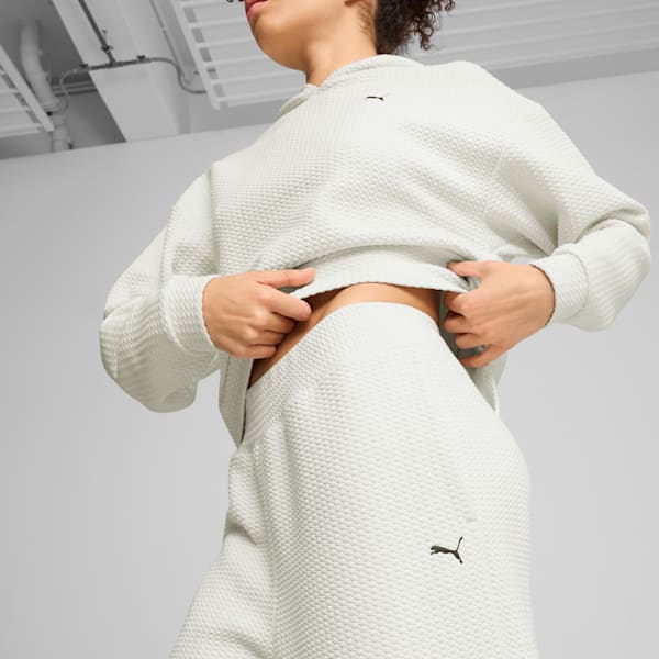 Pantalones de cintura alta STUDIO para mujer, Vapor Gray, extralarge