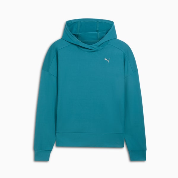 CLOUDPSUN Women's Hoodie, Cold Green, extralarge