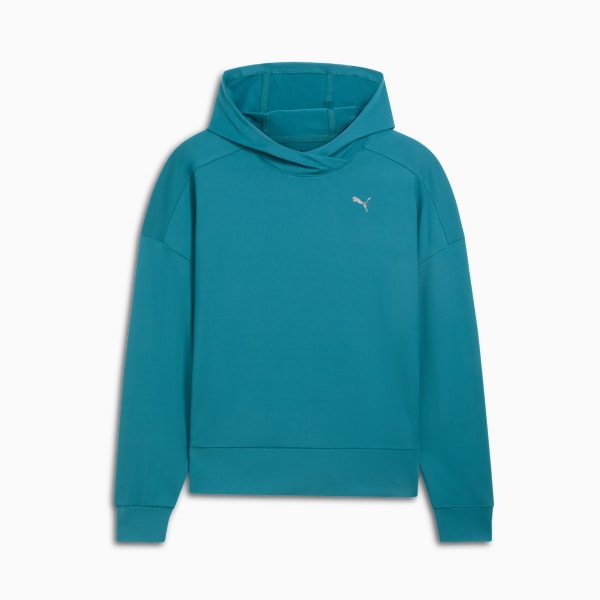Cloudspun Women's Training Hoodie, Cold Green, extralarge