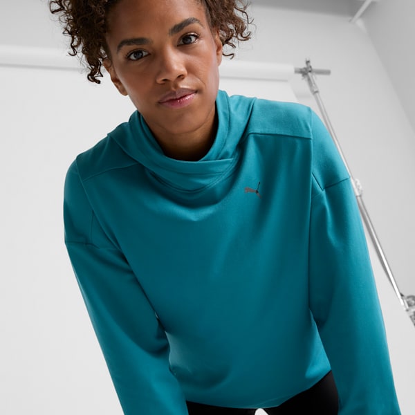 CLOUDSPUN Women's Hoodie, Cold Green, extralarge